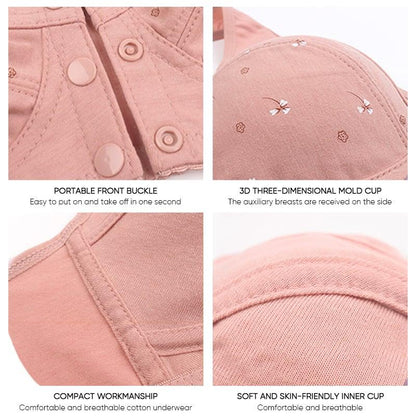 🌷Suunnittelu vanhempi edessä sulkeminen puuvilla rintaliivit