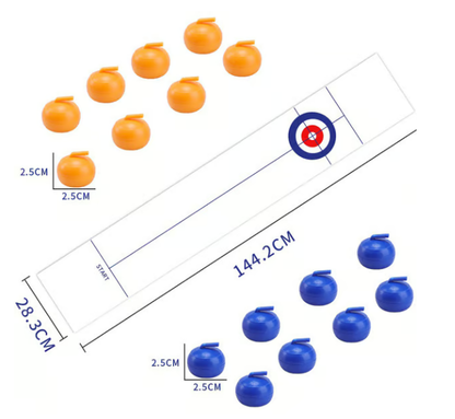 🏒Perheiden pöytäcurling-peli