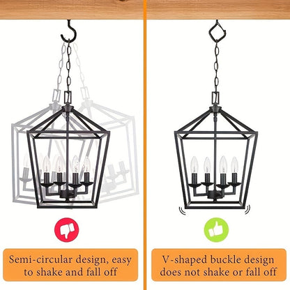 Neliön muotoiset napsautettavat ripustuskoukut