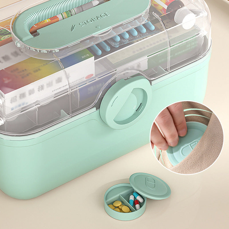 Unbeatable Price Guarantee🎖️Kannettava lääkkeiden säilytys irrotettavalla Mini Pilleri laatikolla