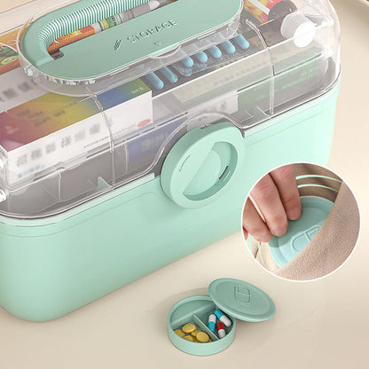 Unbeatable Price Guarantee🎖️Kannettava lääkkeiden säilytys irrotettavalla Mini Pilleri laatikolla