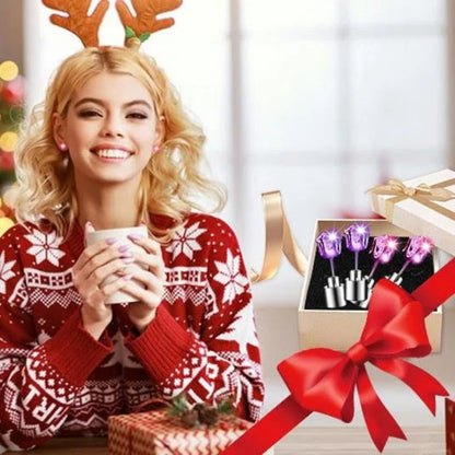 Tyylikkäät LED-valaisevat kruunukorvakorut