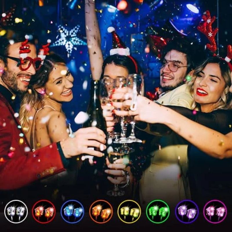 Tyylikkäät LED-valaisevat kruunukorvakorut