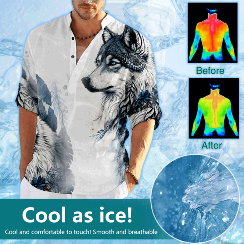 🔥4D Animal Print Miesten muotipaita