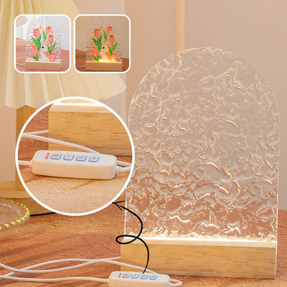 🌷Uudet tuotteet🔥Itsemaalatut Läpinäkyvät Lampunvarjostimet Yövaloille（🤩49% OFF）