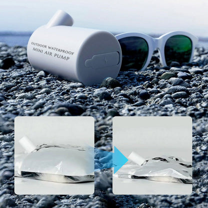 Ulkoilmaiseen käyttöön tarkoitettu vesitiivis minipumppu