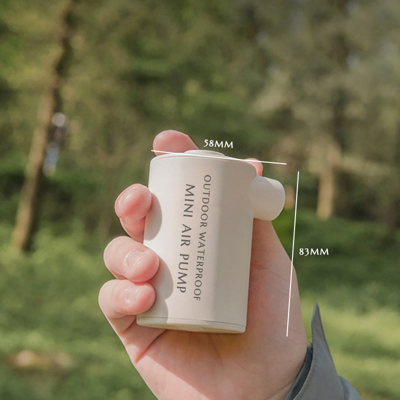 Ulkoilmaiseen käyttöön tarkoitettu vesitiivis minipumppu