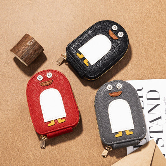 Sarjakuva Penguin Suuren Kapasiteetin Korttikotelo
