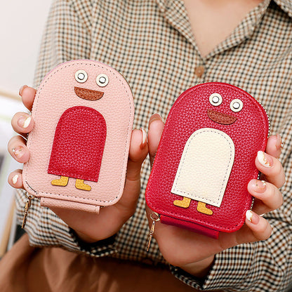 Sarjakuva Penguin Suuren Kapasiteetin Korttikotelo