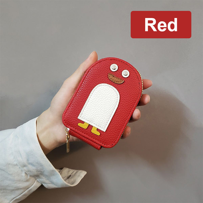 Sarjakuva Penguin Suuren Kapasiteetin Korttikotelo