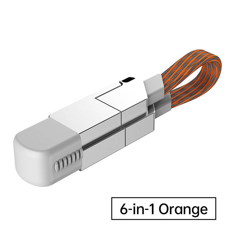 All-in-1 Kannettava Avainperä 60W Pikalatauskaapeli
