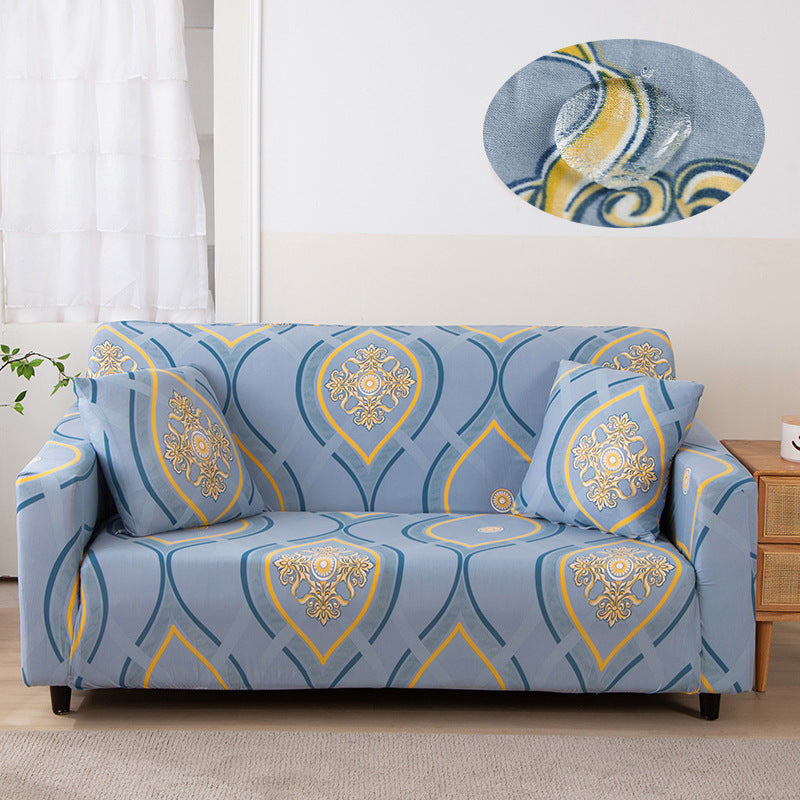 Vedenkestävä Elastinen Sohvasuoja Painatuksella