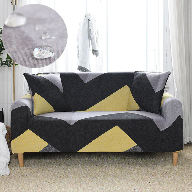 Vedenkestävä Elastinen Sohvasuoja Painatuksella