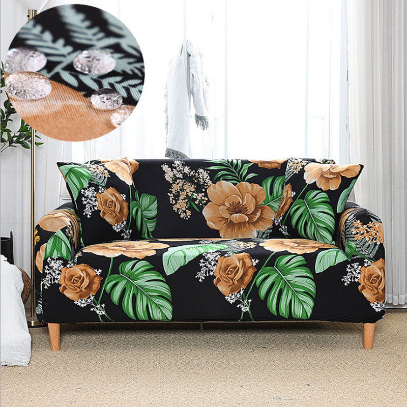 Vedenkestävä Elastinen Sohvasuoja Painatuksella