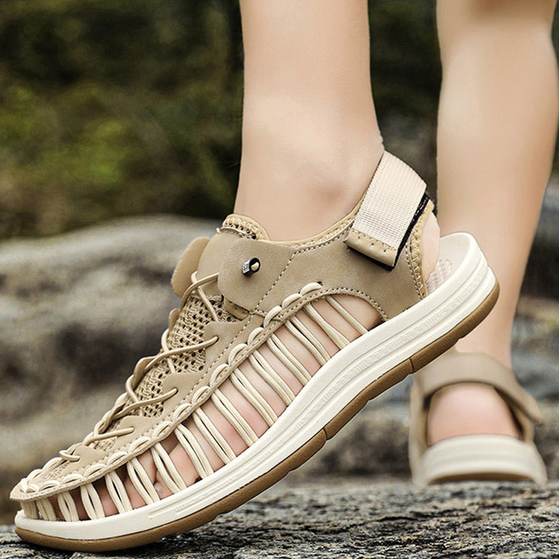 💥Spara upp till [48%] rabatt!🎗️Andningsaktiva, snabbtorkande sandaler för män