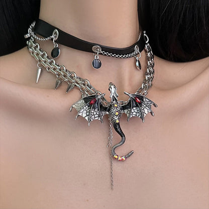 Säädettävä Dragon Choker naisille