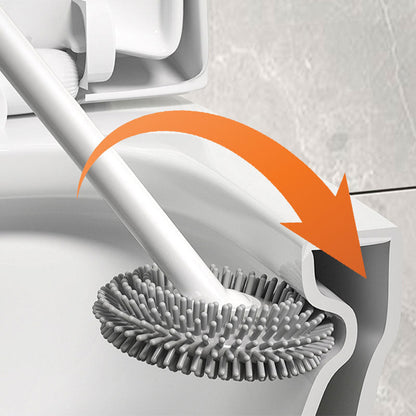 Silikoninen WC-harja säilytysjalustalla