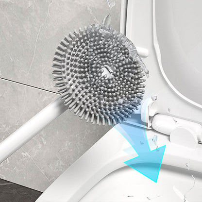 Silikoninen WC-harja säilytysjalustalla