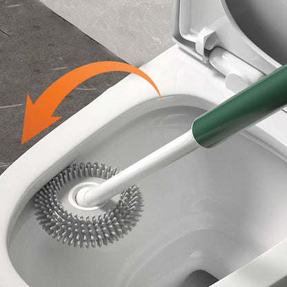 Silikoninen WC-harja säilytysjalustalla