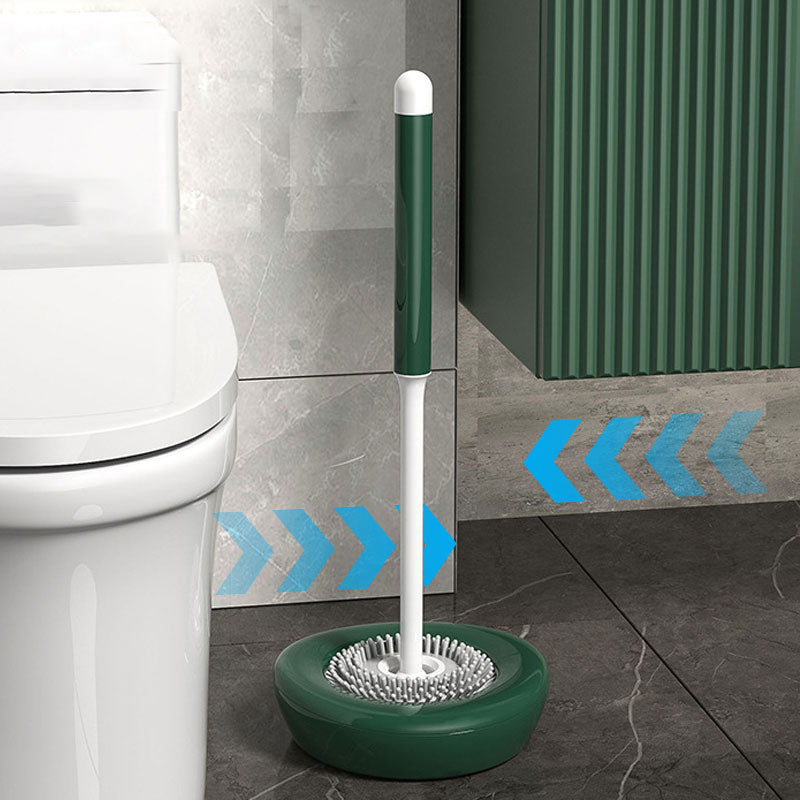 Silikoninen WC-harja säilytysjalustalla