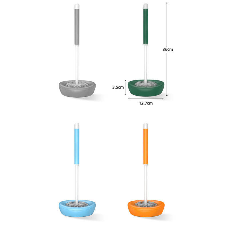 Silikoninen WC-harja säilytysjalustalla