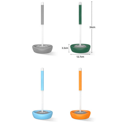 Silikoninen WC-harja säilytysjalustalla