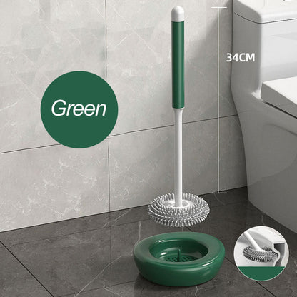 Silikoninen WC-harja säilytysjalustalla