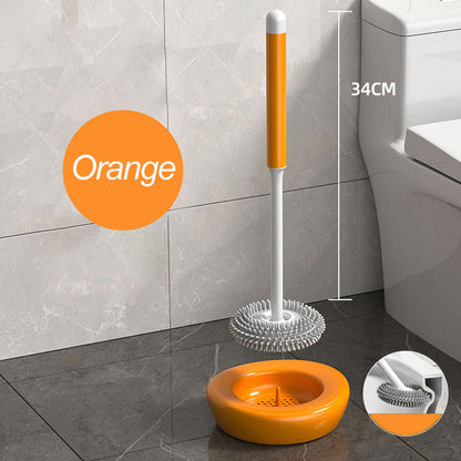 Silikoninen WC-harja säilytysjalustalla