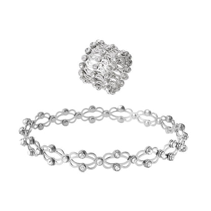 Taitettava sisäänvedettävä rengas rannekoru🌟