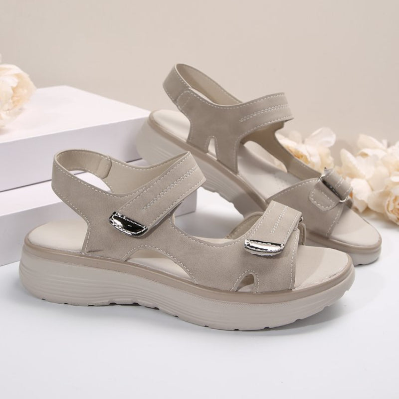 👡Säästä jopa [30%] pois!🔥Naisten kiila sandaalit koukku & silmukka hihnat