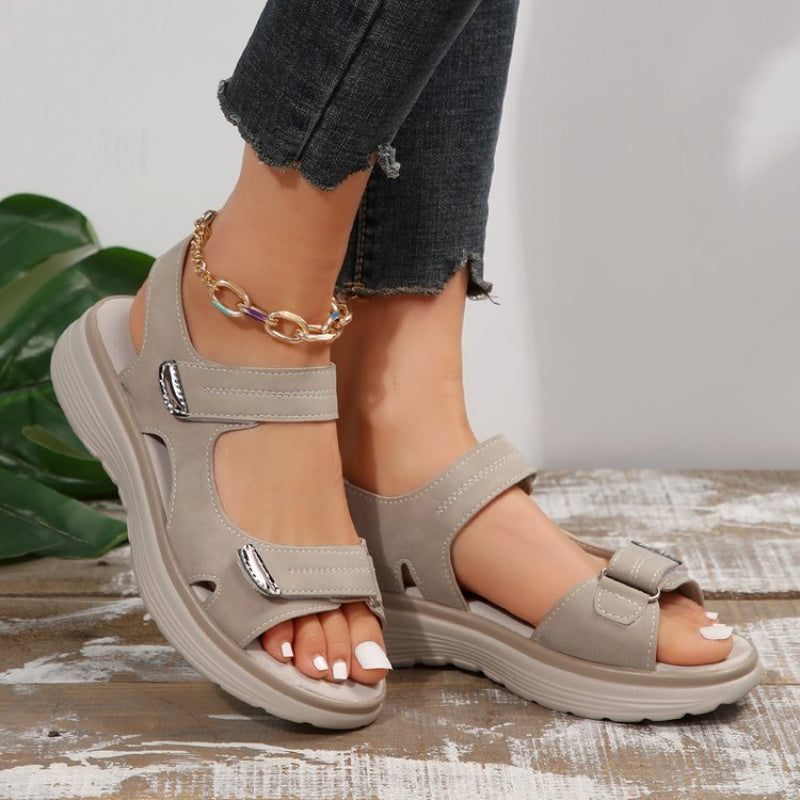 👡Säästä jopa [30%] pois!🔥Naisten kiila sandaalit koukku & silmukka hihnat