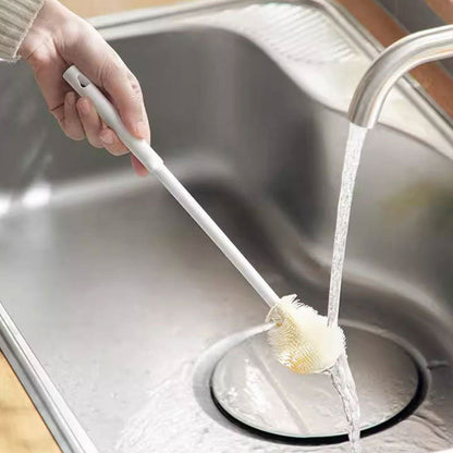 Puhdistustyökalut🥛3-in-1 pitkävartinen puhdistuskuppiharja🧹