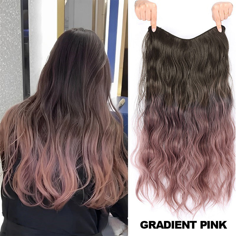 Gradientti väri kihara peruukki pala🌸