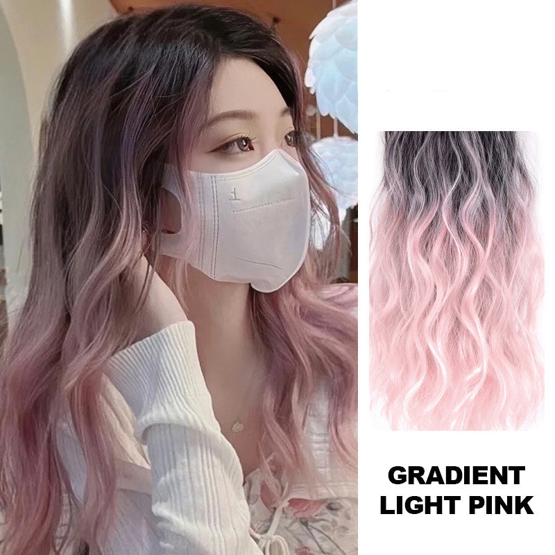 Gradientti väri kihara peruukki pala🌸