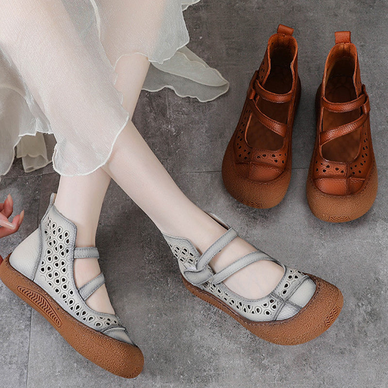 Säästä jopa [49%] pois! 🔥Naisten suljettu varvas ontto kalastaja sandaalit