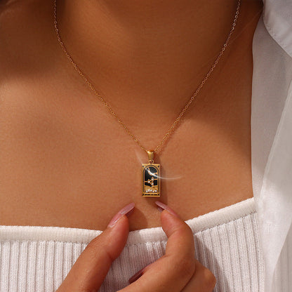 💫Vintage Zirkonia Tarot Kaulakoru