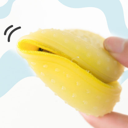 Neulottu hengittävä vauvan kenkä pehmeällä kumipohjalla