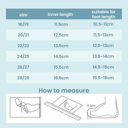 Neulottu hengittävä vauvan kenkä pehmeällä kumipohjalla