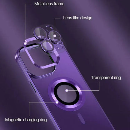 Magneettinen iskunkestävä puhelinkotelo iPhone-sarjalle