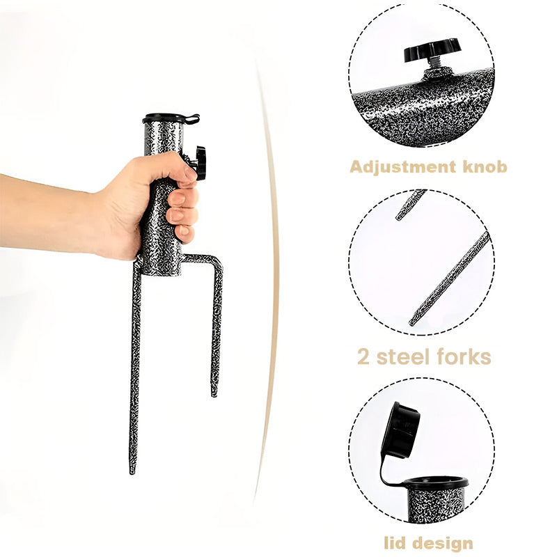 Säädettävä Patioaurinkovarjon Teräsankkuri