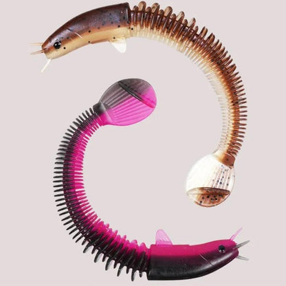 8kpl Angler Dragon Loach Lure 46 Section Soft Bait