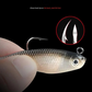 Jig Head Soft Fishing Lure kanssa meloa hännän - 5 KPL sarja