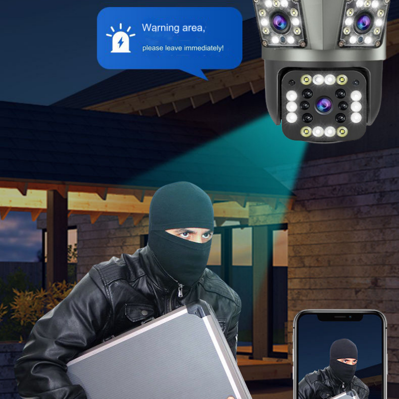 Ulkouima vedenpitävä langaton WiFi HD turvakamera