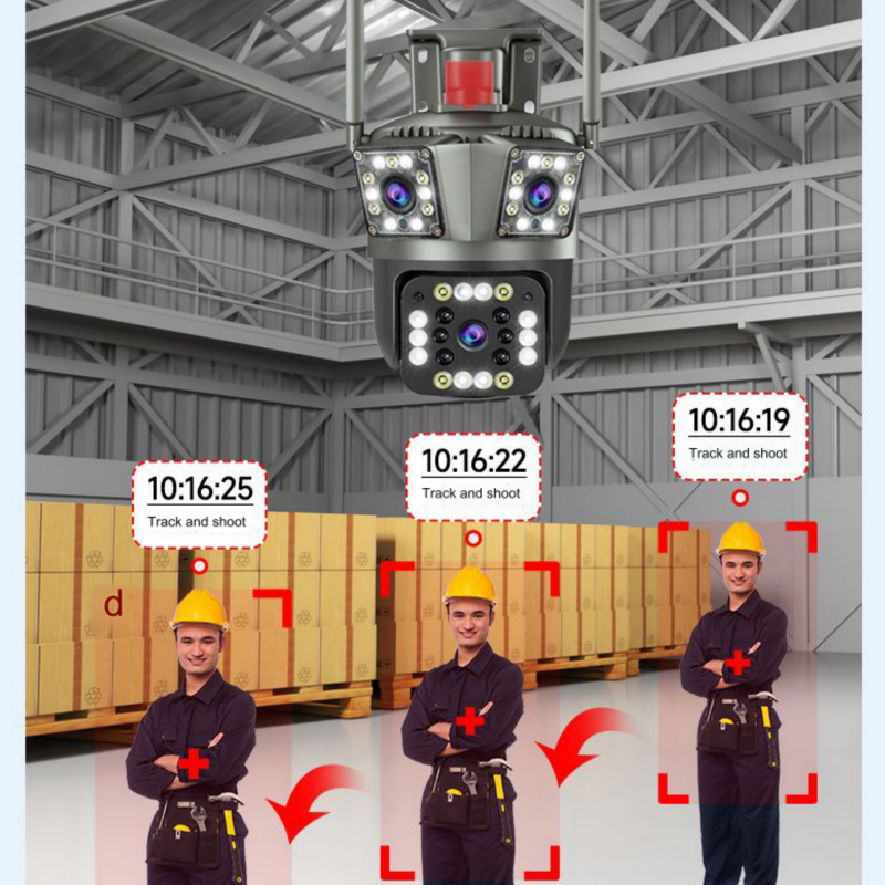 Ulkouima vedenpitävä langaton WiFi HD turvakamera