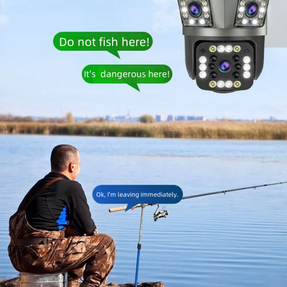 Ulkouima vedenpitävä langaton WiFi HD turvakamera