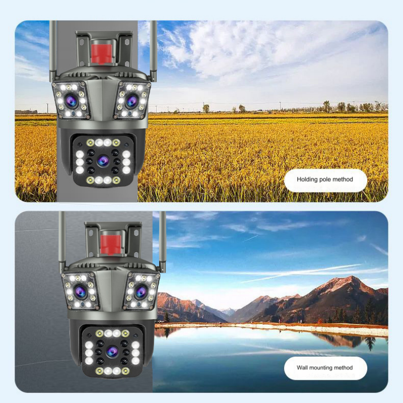 Ulkouima vedenpitävä langaton WiFi HD turvakamera