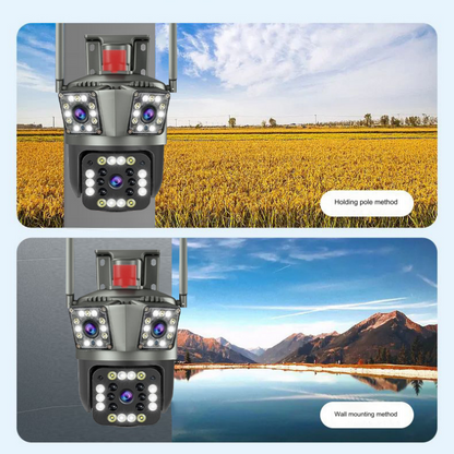 Ulkouima vedenpitävä langaton WiFi HD turvakamera