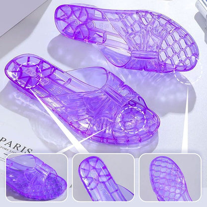 Naisten liukumaton hajunkestävä kristalli hyytelö-sandaalit