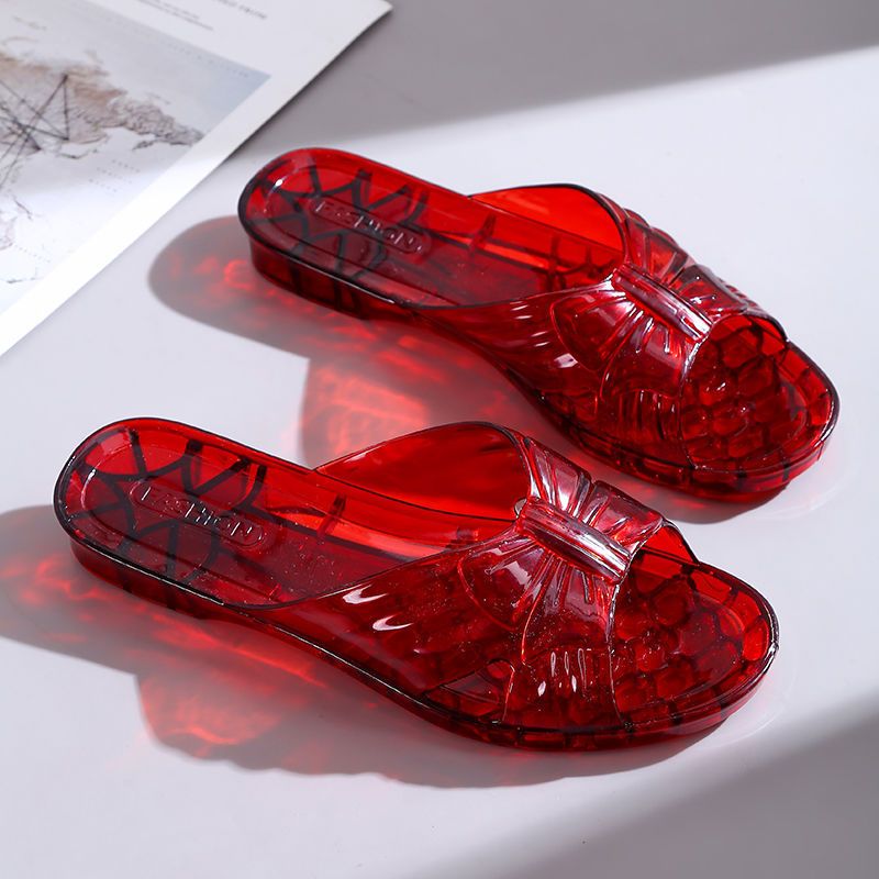 Naisten liukumaton hajunkestävä kristalli hyytelö-sandaalit