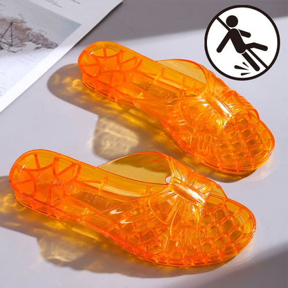 Naisten liukumaton hajunkestävä kristalli hyytelö-sandaalit